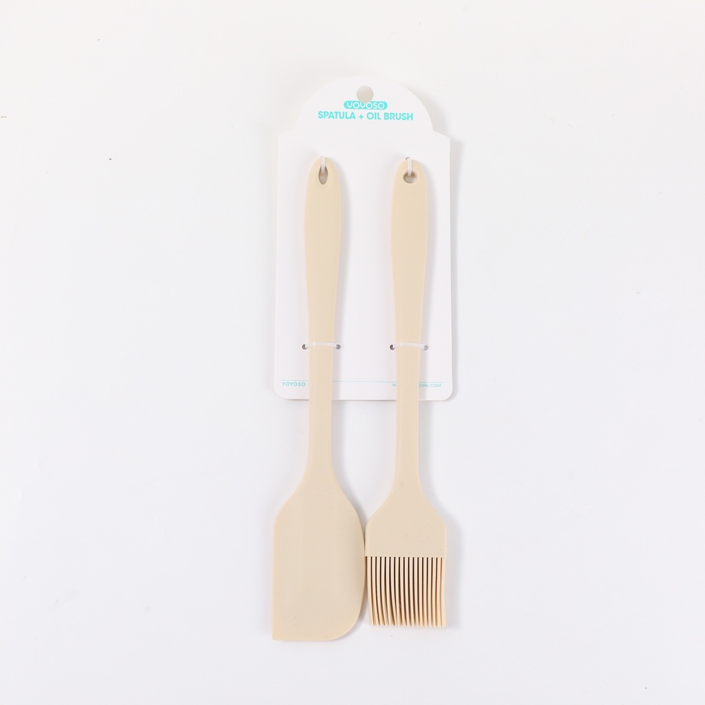 HS-CFXGJ6003Spatula + Oil Brush Set 2pcs