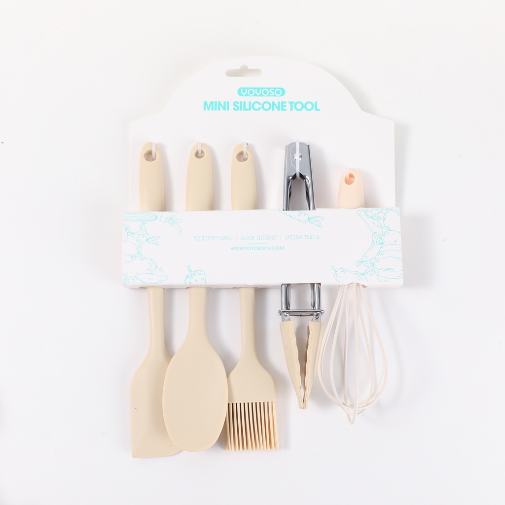 HS-CFXGJ6003Mini Silicone Tool Set 5pcs