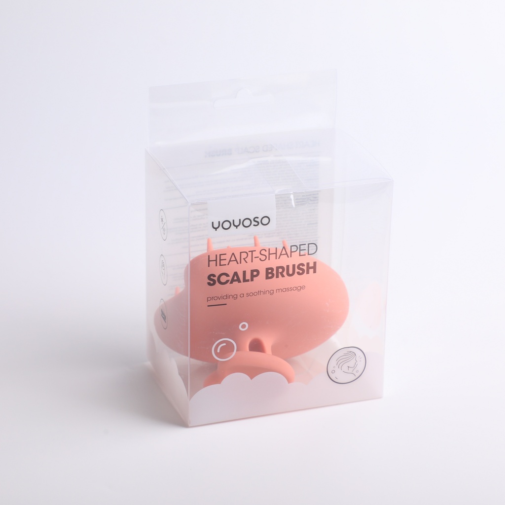 Heart-Shaped Scalp Brush