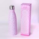 HS-BWB6001Leopard Print Series Cola Insulated Bottle 500ml - Pink