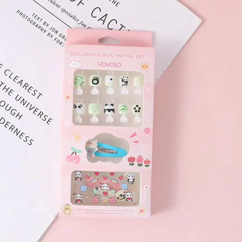 Children's nail patch set-14# bamboo gar