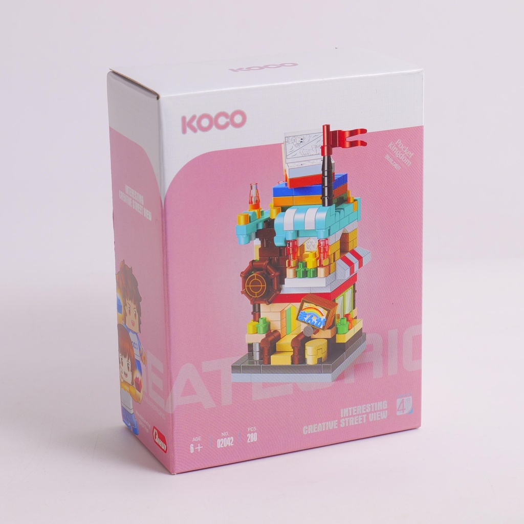 02042 Comic Bookstore Mini Block - 280pcs