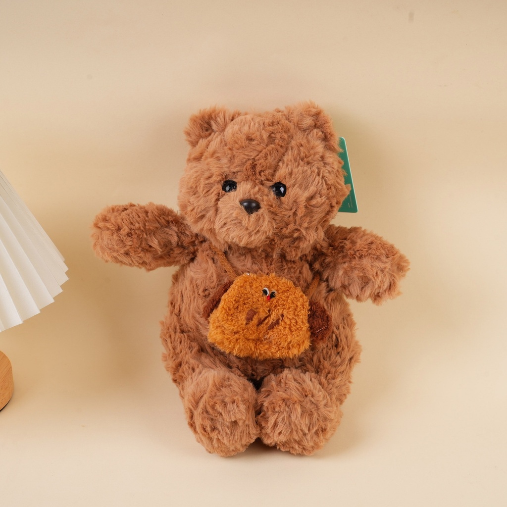 HY-MR8006 02 Breakfast Series Bear Plush Doll-23cm