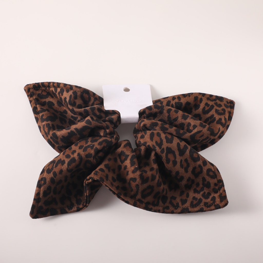 Coffee Leopard Series – Diamond Hair Tie