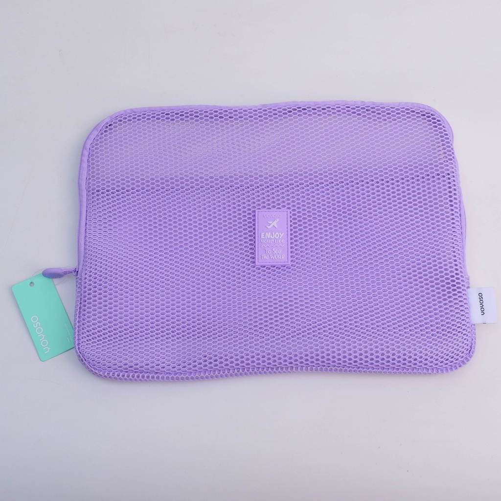 Purple A4 Flat Document Pouch No. 8