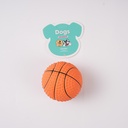 (HS-PET2203) 7.5cm Textured Basketball Dog Toy