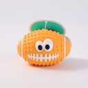 (HS-PET2203) 3 Textured Rugby Ball Dog Toy