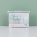 Simple travel sub bottle 5pcs set-blue