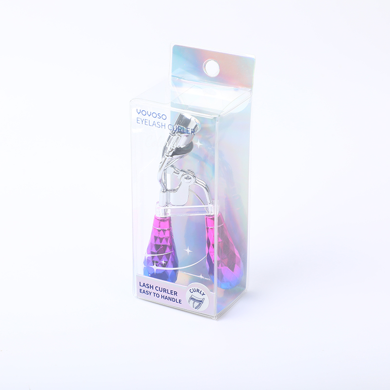 Colorful electroplated eyelash curler wi
