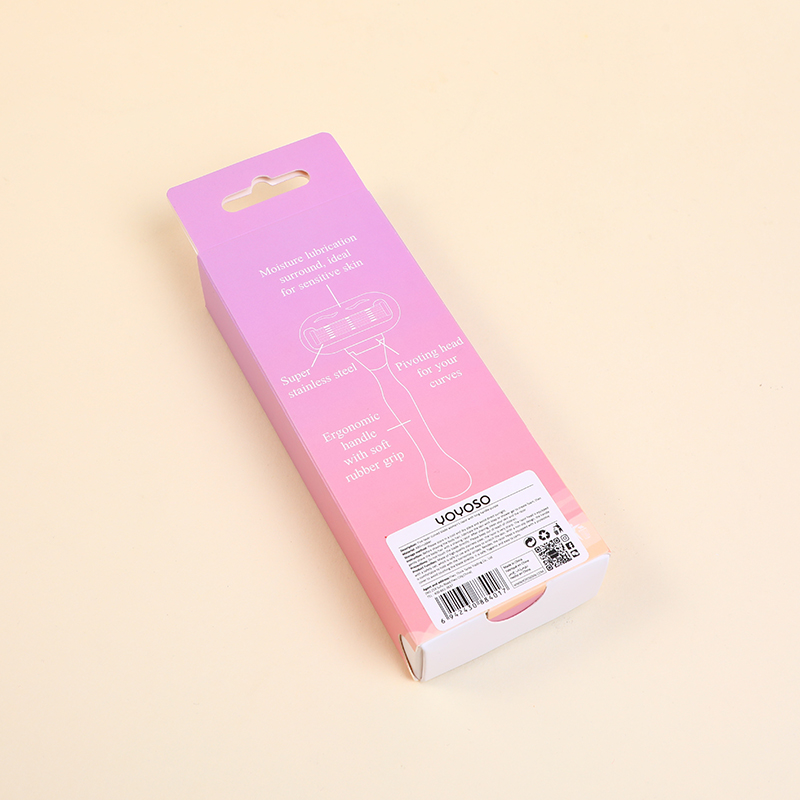 Five-layer curved blade women's razor wi