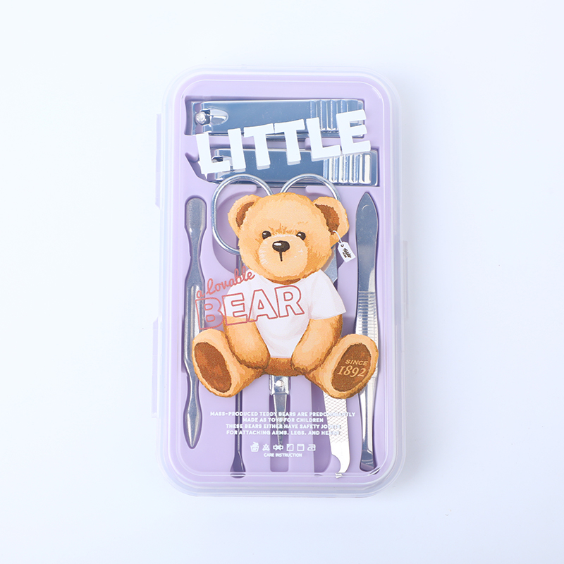 TEDDY ISLAND series manicure seven-piece