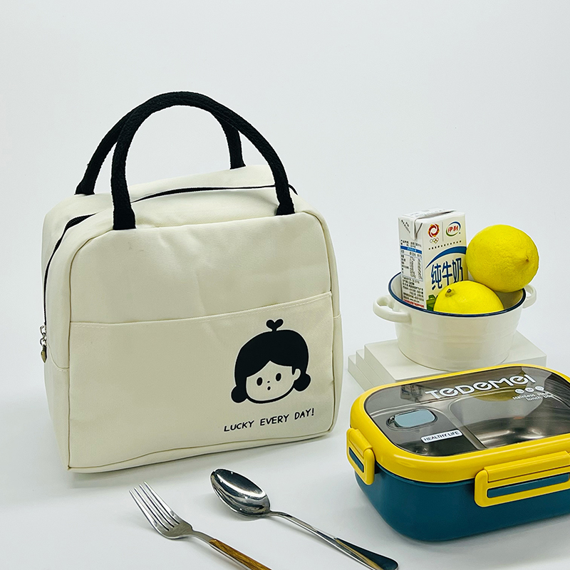 Portable insulation bento bag / Simple l