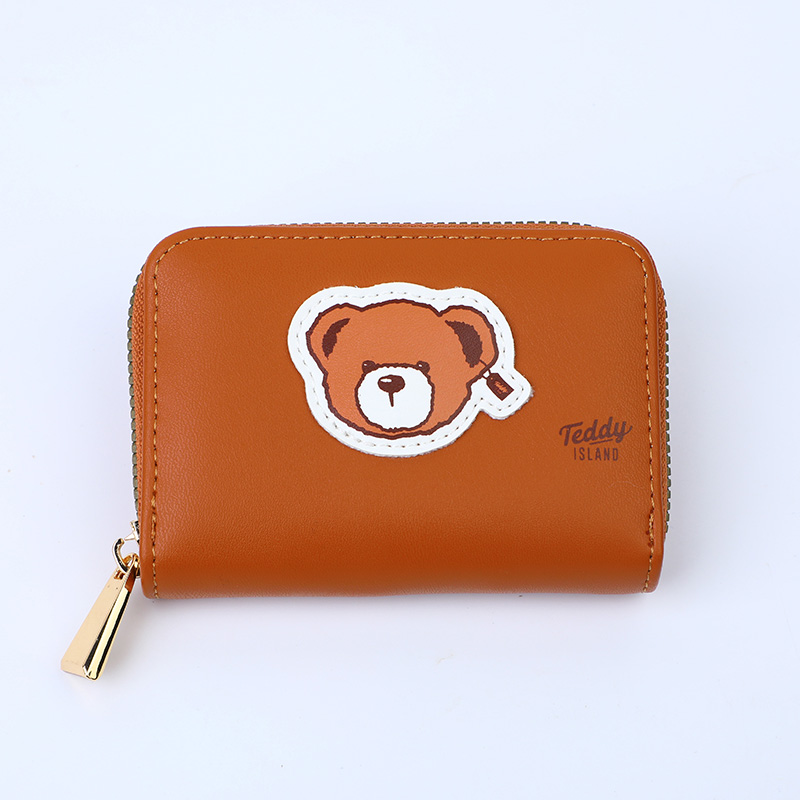 TEDDY ISLAND series women's wallet-brown