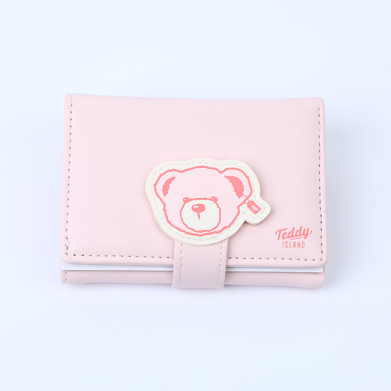 TEDDY ISLAND series women's short wallet