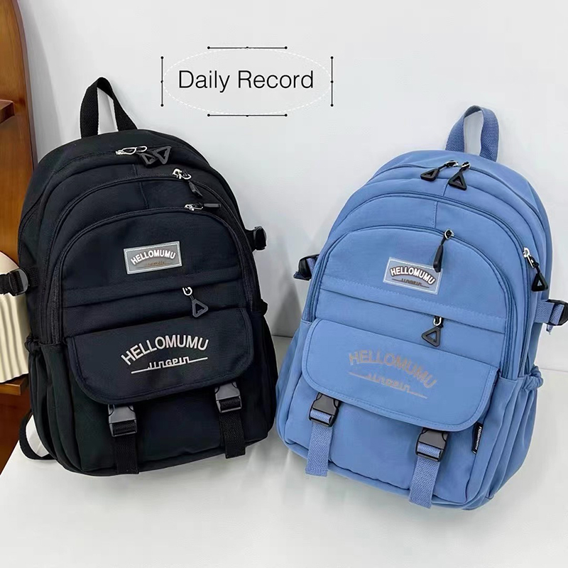 Simple portable men's backpack
