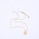 Zircon light luxury pendant necklace