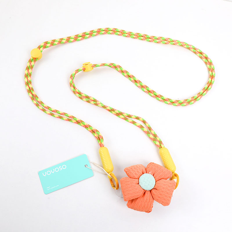 INS style flower phone crossbody lanyard
