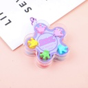 Crown box terry hair tie and hair claw c