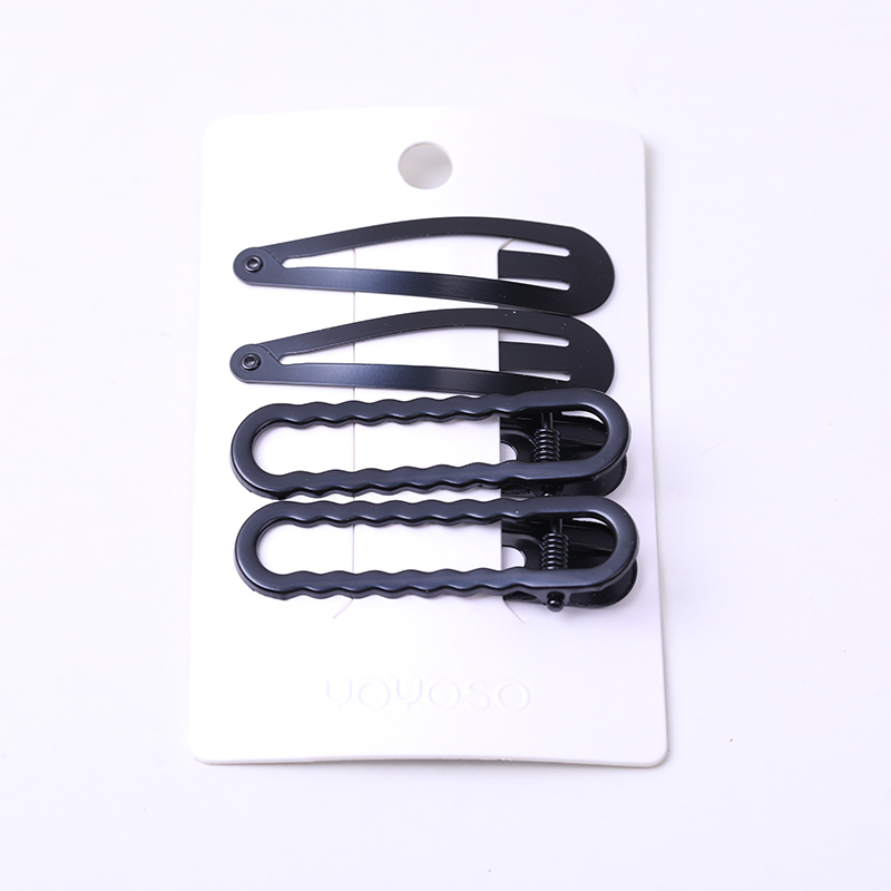 Teardrop Oval Clip Assortment - 4pcs