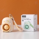 Crown cute bun keychain turbo fan