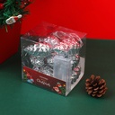 Silver pine cone 010 (2pcs AA battery st