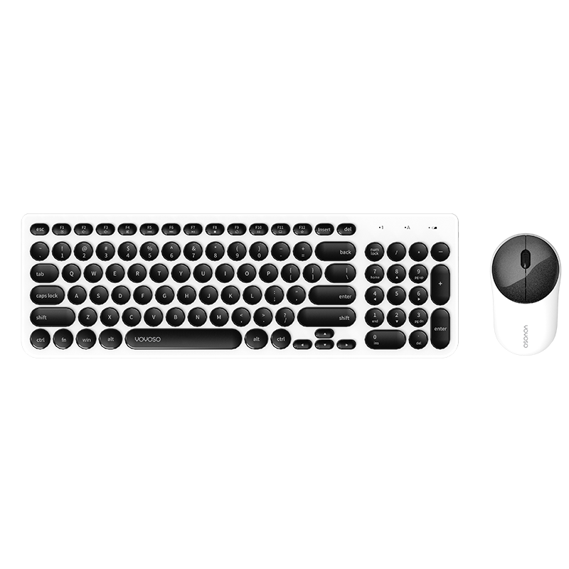 Fashion wireless office mute keyboard an