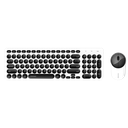 Fashion wireless office mute keyboard an