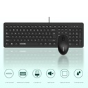 Mute office keyboard and mouse set