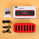 Antenna wireless speaker with solar pane