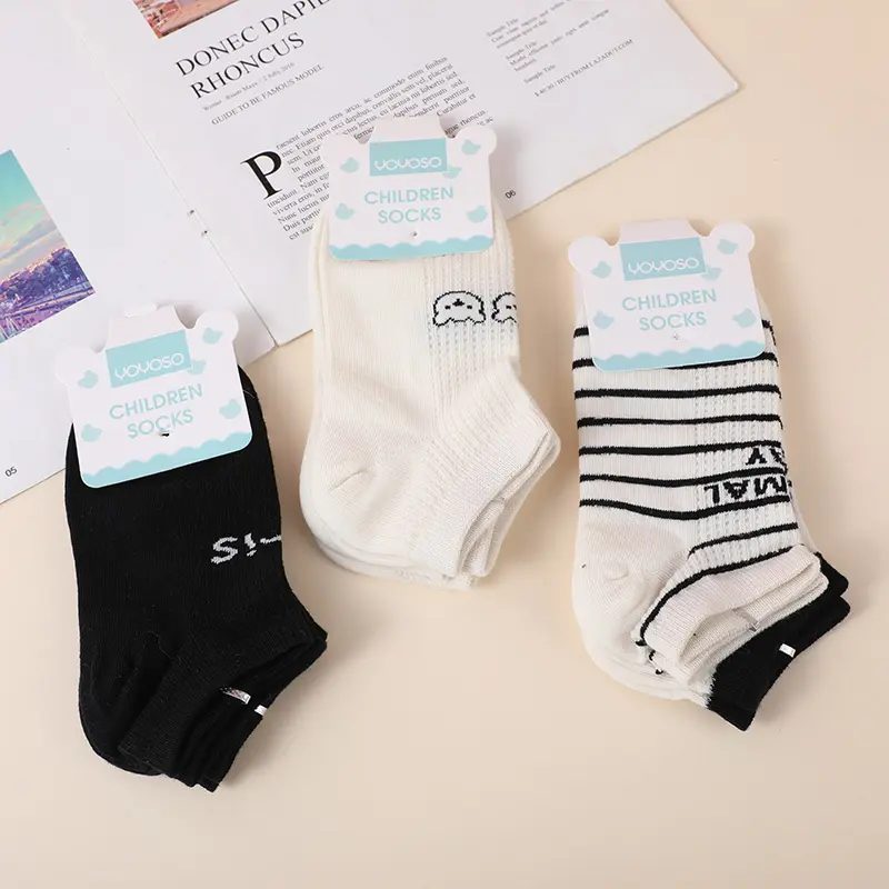 Cartoon mesh children's socks 2 pairs M 