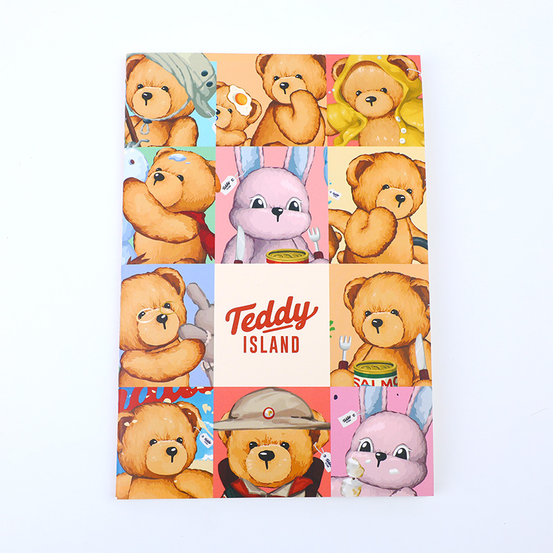 TEDDY ISLAND series suture notebook A5-h
