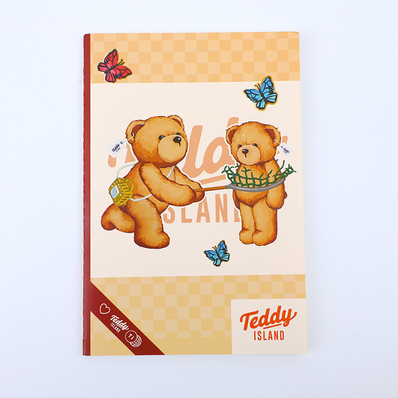 TEDDY ISLAND series suture notebook A5 (