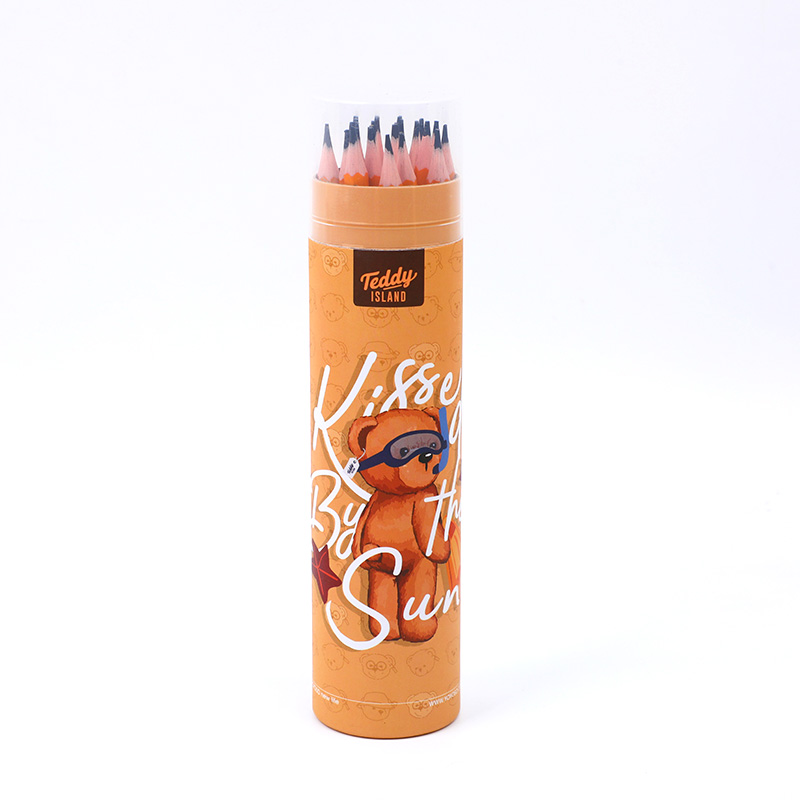 TEDDY ISLAND series erasable pencil-24pc