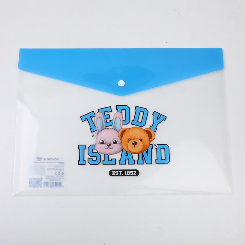TEDDY ISLAND series PP transparent file 