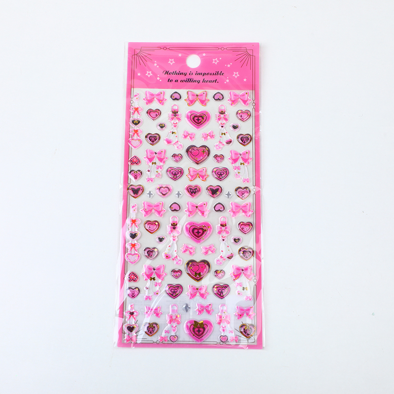 Hot stamping crystal sticker