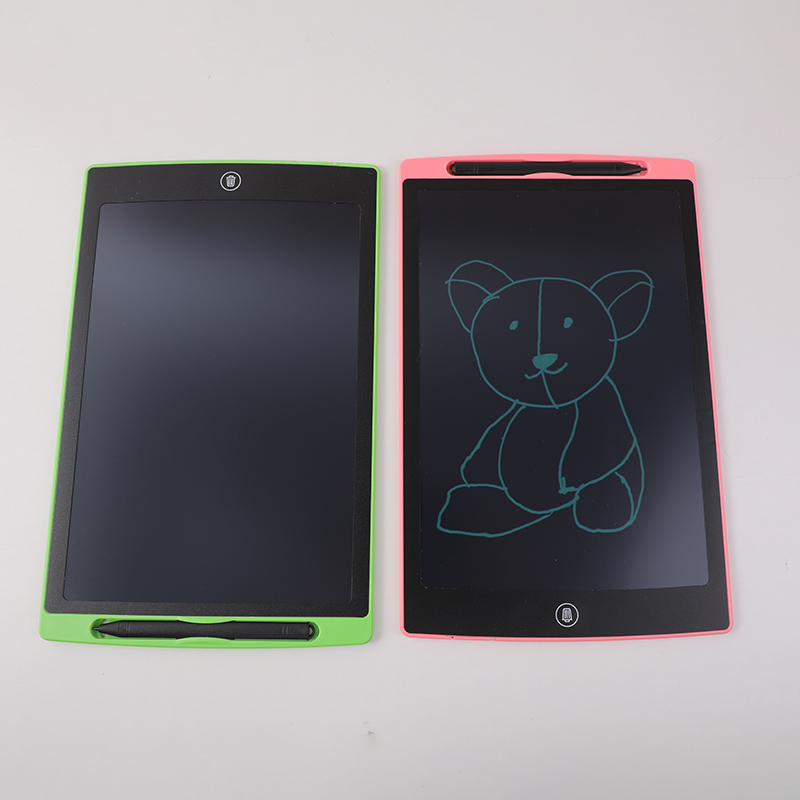 12 'LCD writing tablet with lock screen 