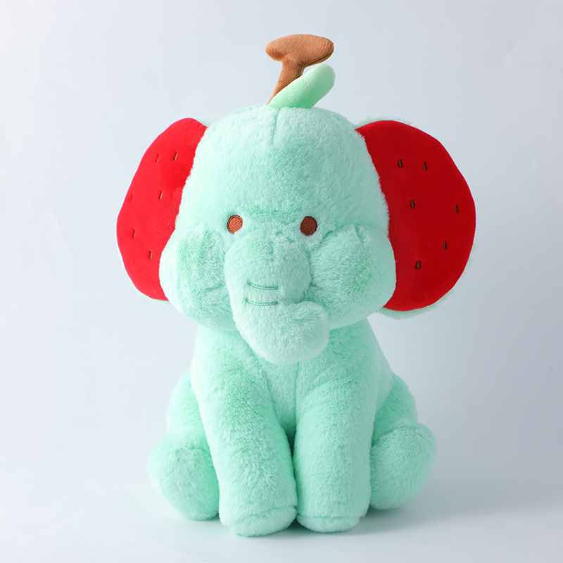 Fruit elephant green plush doll-30cm