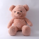 Pink bear throw pillow