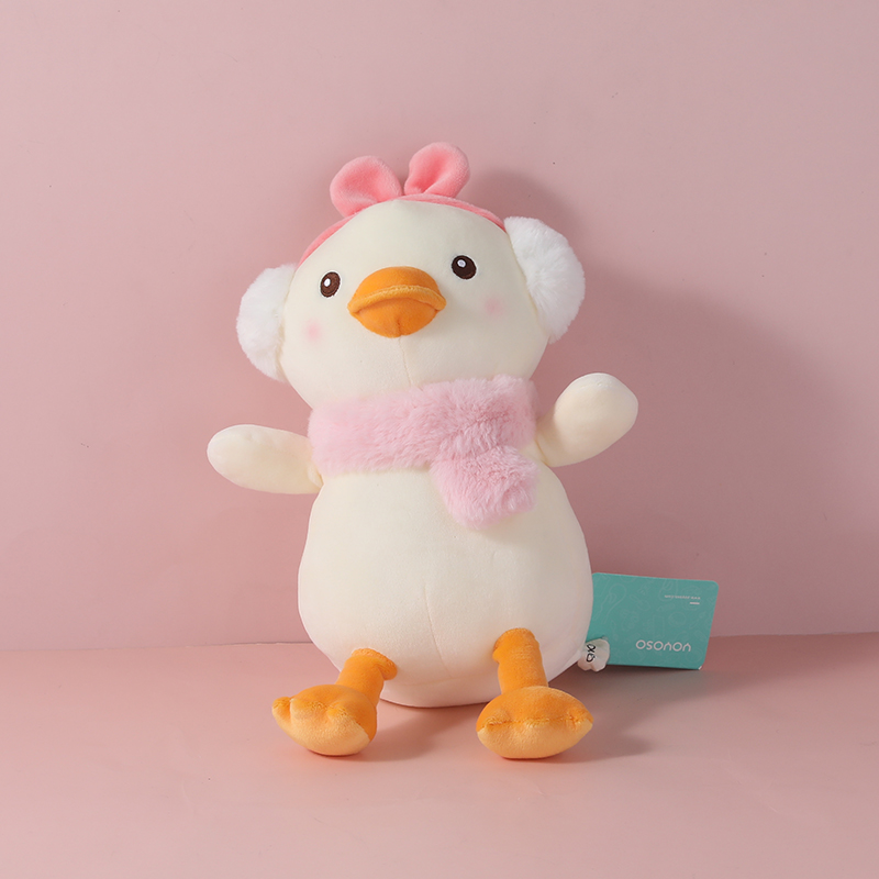 Scarf warm winter duckling plush doll-20