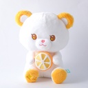 Sitting fruit bear with orange doll-20cm