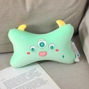 Strange animal family series bone pillow-green