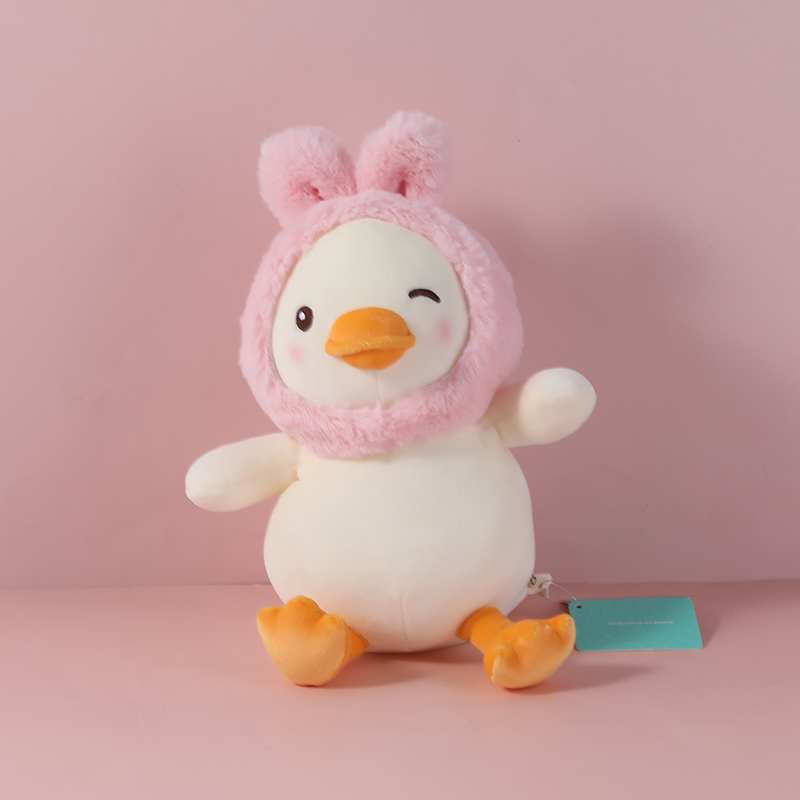 Hat warm winter duckling plush doll-20cm