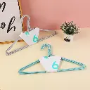Adult PE coated hanger 6pcs pack