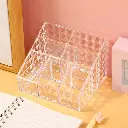 Diamond pattern surface cosmetic storage box