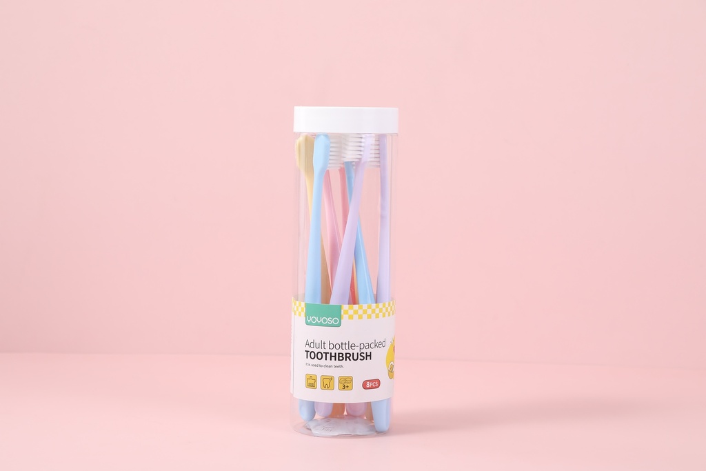 Adult bottle-packed toothbrush 8pcs