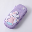 Purple bunny pencil case