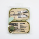 Boxed nail clippers 8-piece set-green