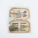 Boxed nail clippers 8-piece set-grey