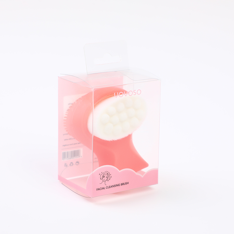 Slim waist facial cleansing brush-pink