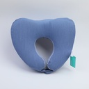 Multifunctional U-shaped nap pillow - blue